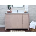 Hanleigh 48 in. Vanity with Slab Doors in Washed Maple